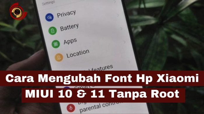 Tips Ganti Font HP Tanpa Aplikasi Tambahan