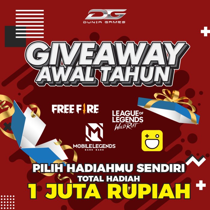 Rilis Game Baru Dimeriahkan dengan Giveaway