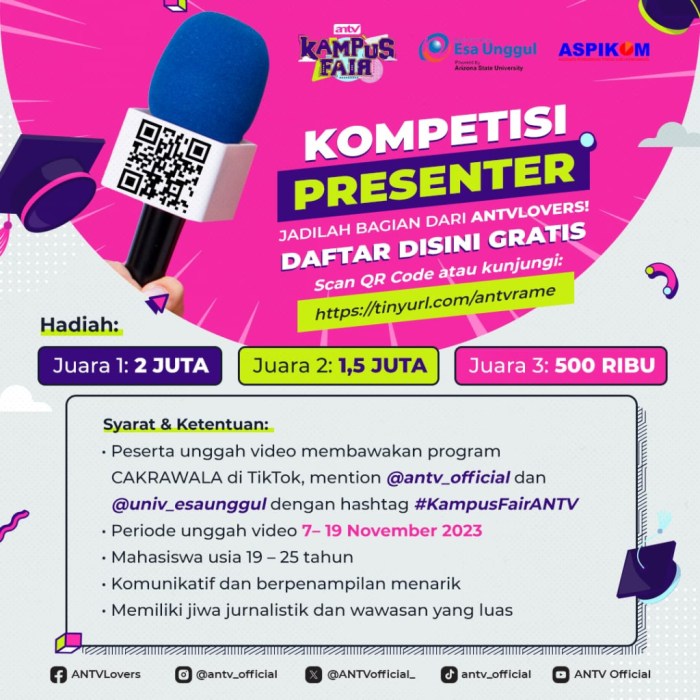 Pengumuman Turnamen yang Di-host oleh Streamer