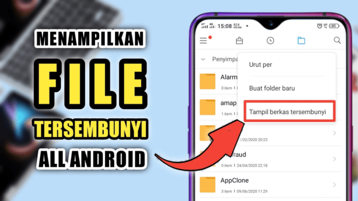 Cara Membuka File Tersembunyi di Gadget Android