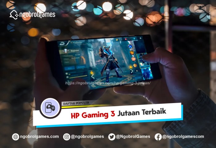 Smartphone Gaming Terbaik di Harga 3 Jutaan