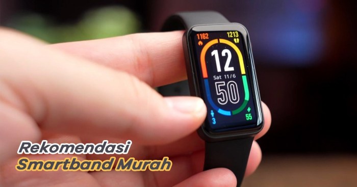 Smartband Murah dengan Fitur Lengkap