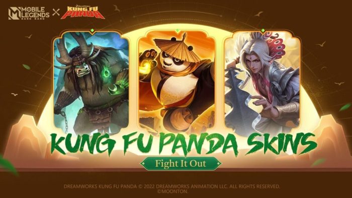 Moonton Segera Rilis Skin Eksklusif Kolaborasi MLBB x Kung Fu Panda ... MLBB Rilis Skin Kolaborasi Eksklusif Hari Ini